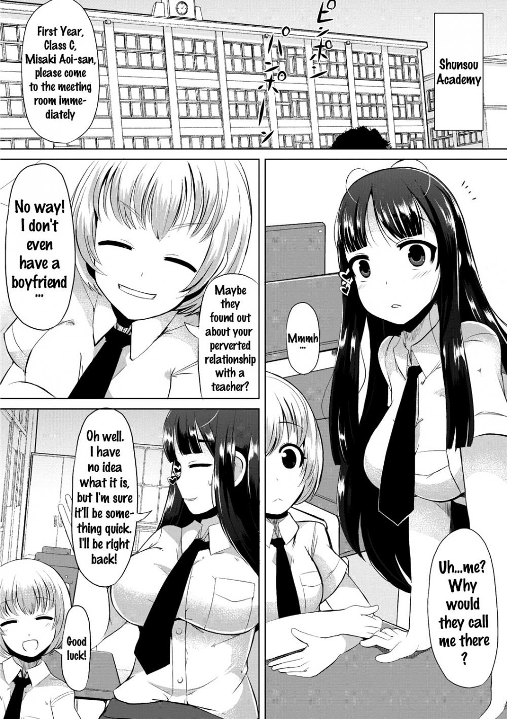 Hentai Manga Comic-A Large Breasted Honor Student Makes The Big Change to Perverted Masochist-Chapter 1-8